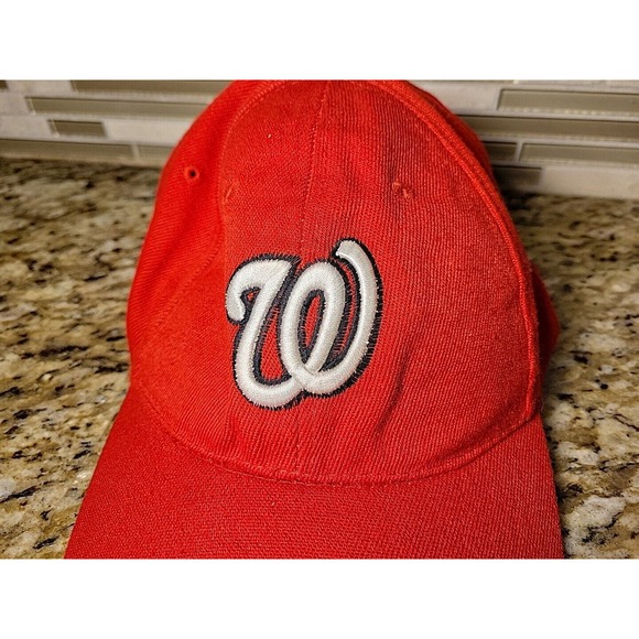 Washington Nationals Hat Cap Adjustable Strapback MLB Baseball Red - Picture 2 of 10